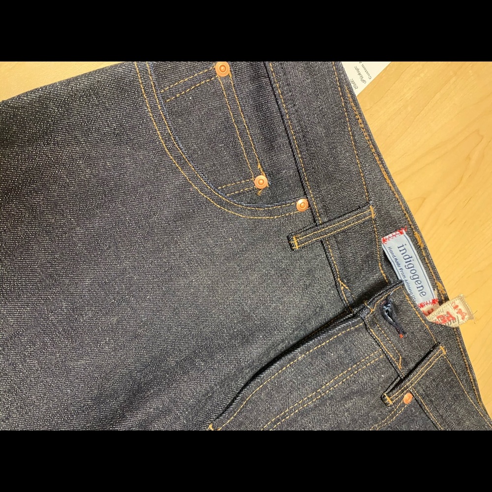 Selvedge denim 17oz cone mills jeans - Picture 7 of 8